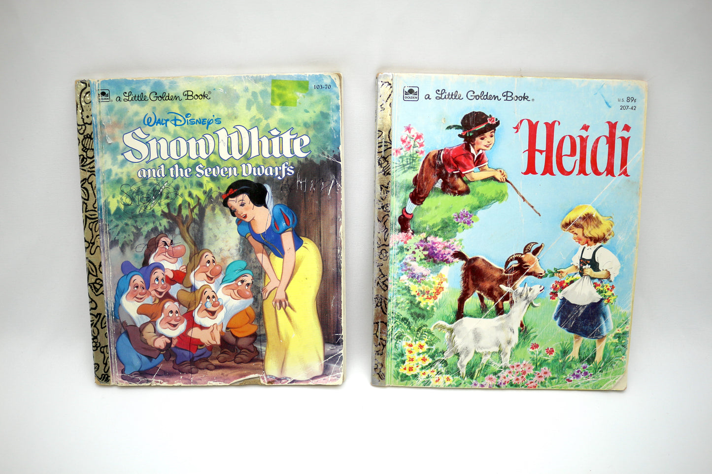 Little Golden Book Snow White OR Little Golden Book Soft Cover Heidi