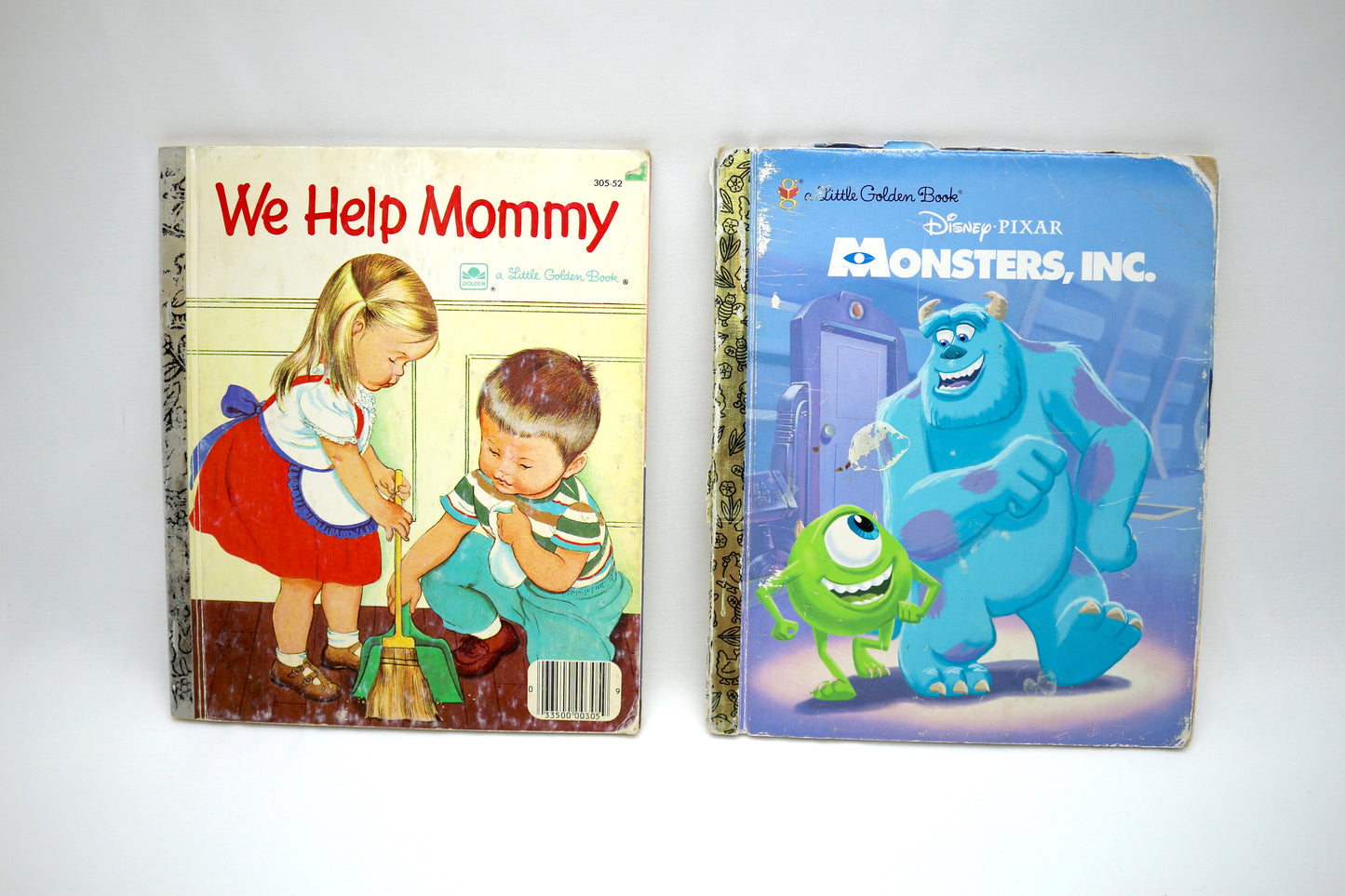 Little Golden Books We Help Mommy OR Monsters INC.