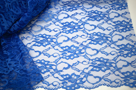 Blue Lace Extra Wide Fabric 62" wide