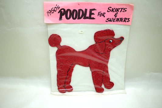 1950's Poodle Patch for Skirts or Sweaters