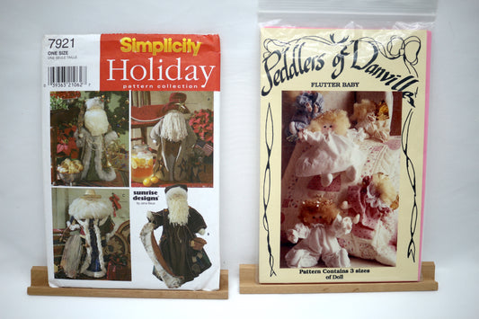 Simplicity Santa Pattern OR Peddlers of Danville Flutter Baby