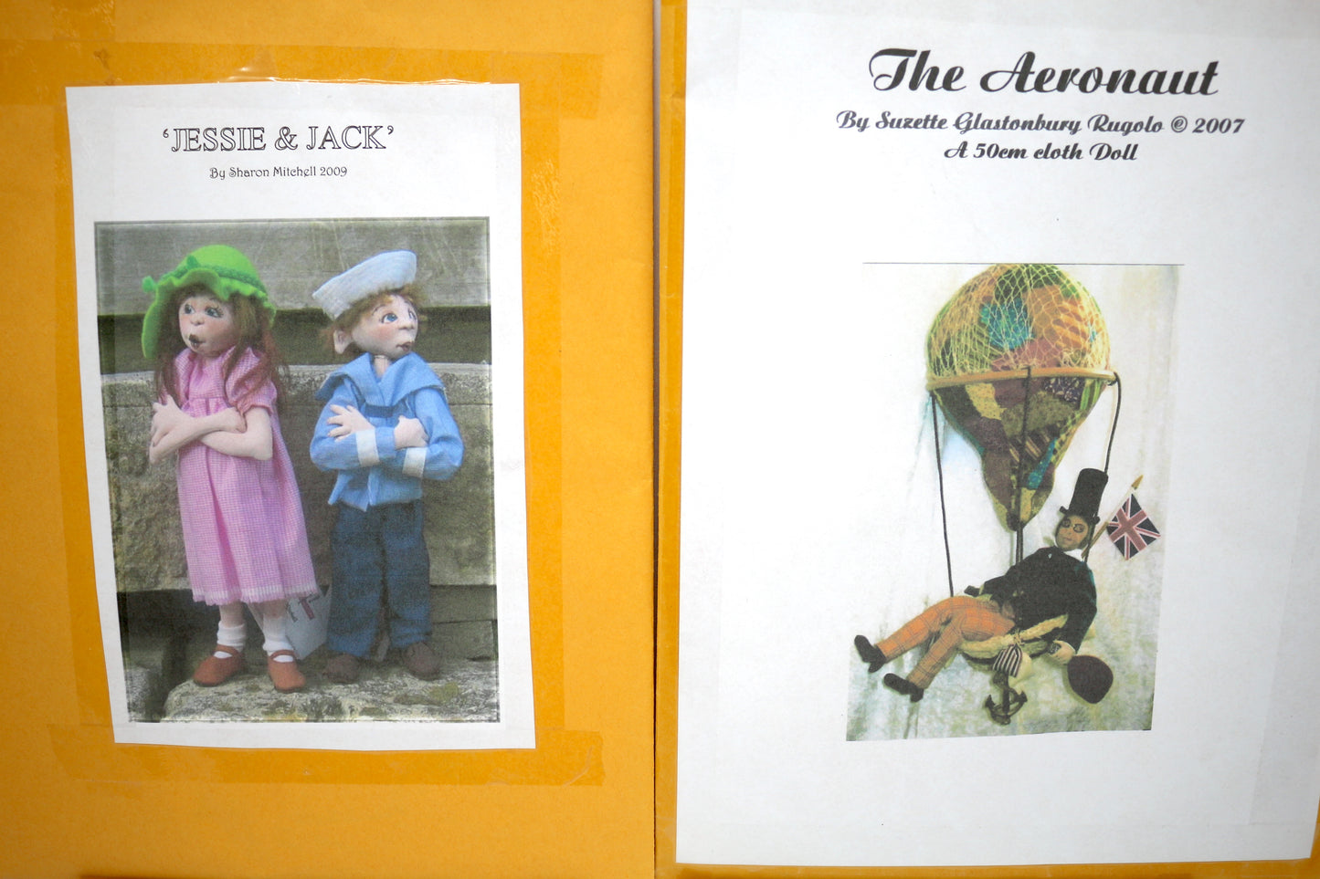 Jessie & Jack PDF Doll Sewing Pattern OR The Aeronaut PDF Doll Sewing Pattern