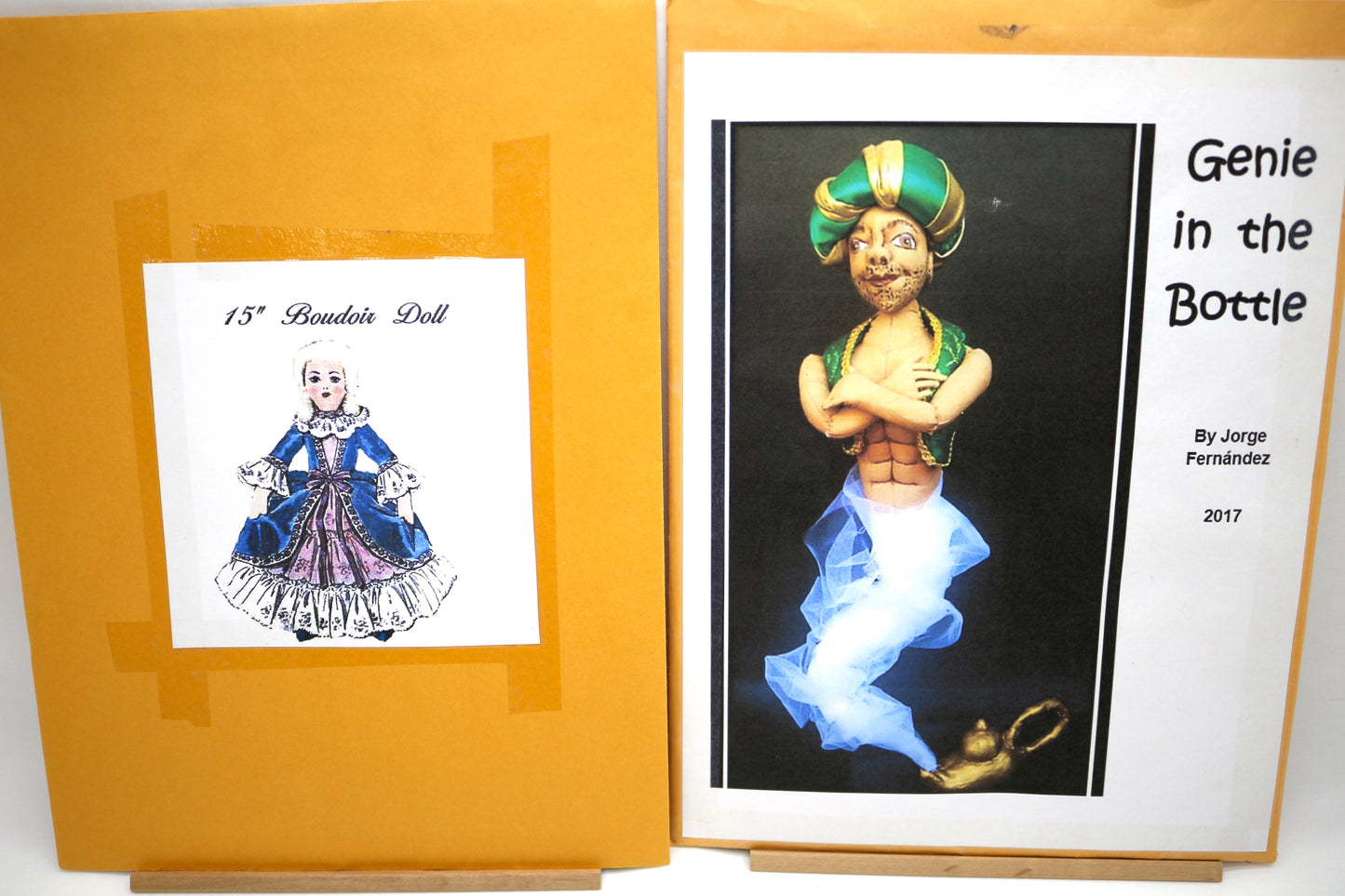 Boudoir 15" Doll Sewing Pattern OR Genie in the Bottle PDF Doll Pattern