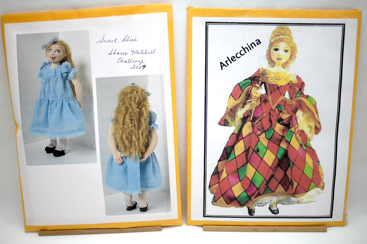 Sweet Alice PDF Doll Sewing Pattern OR Arlecchina PDF Doll Sewing Pattern