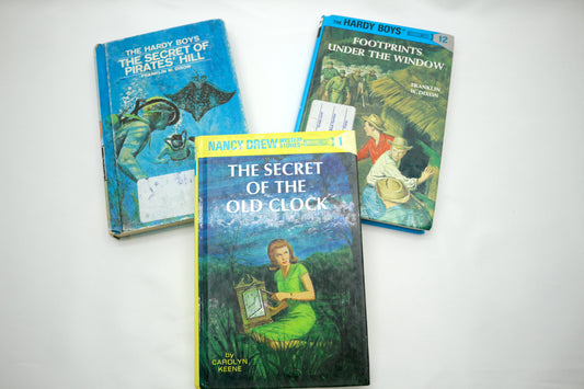 Hardy Boys & Nancy Drew Book Bundle, Junk Journal Supplies