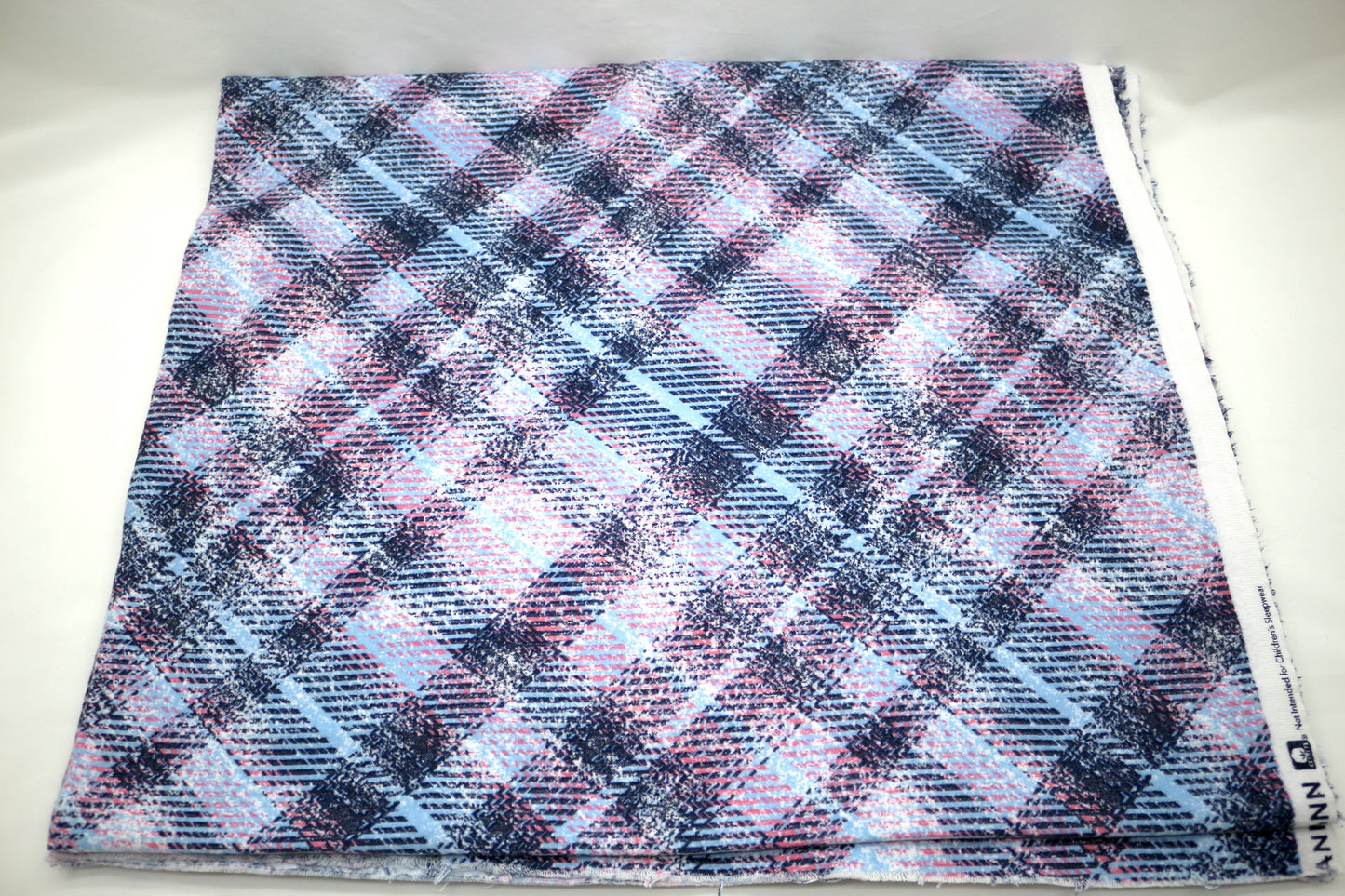 Snuggle Plaid Flannel Fabric 42" x 4 yds