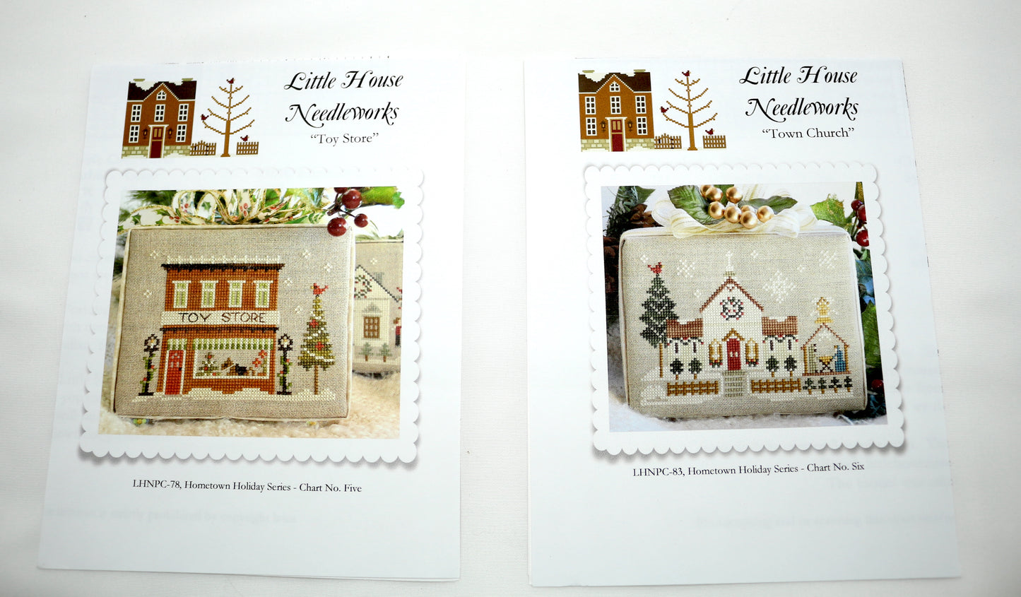 Little House Needleworks Hometown Holiday Series Patterns 1-22