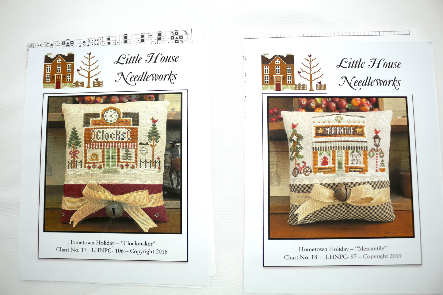 Little House Needleworks Hometown Holiday Series Patterns 1-22