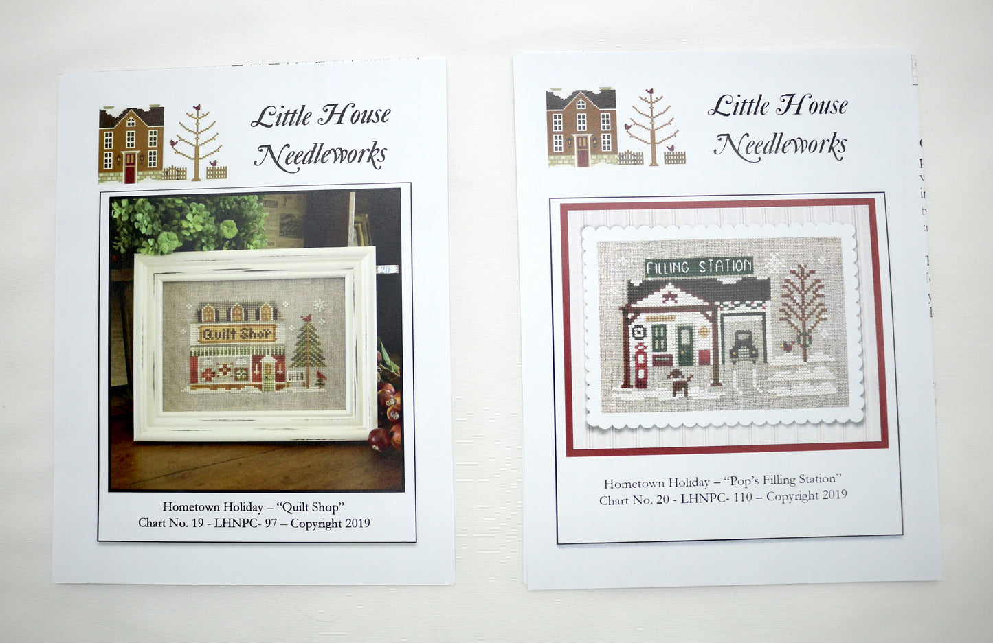 Little House Needleworks Hometown Holiday Series Patterns 1-22