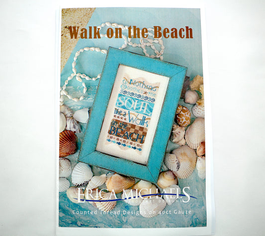 Walk on the Beach Cross Stitch Pattern