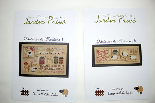 Jardim Prive Histories De Moutons 1-4 Cross Stitch Pattern Bundle