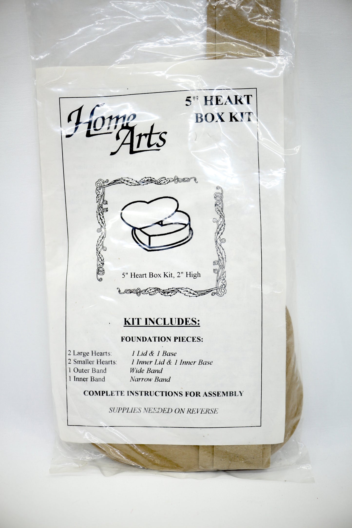 Home Arts DIY 5" Heart Box Kit