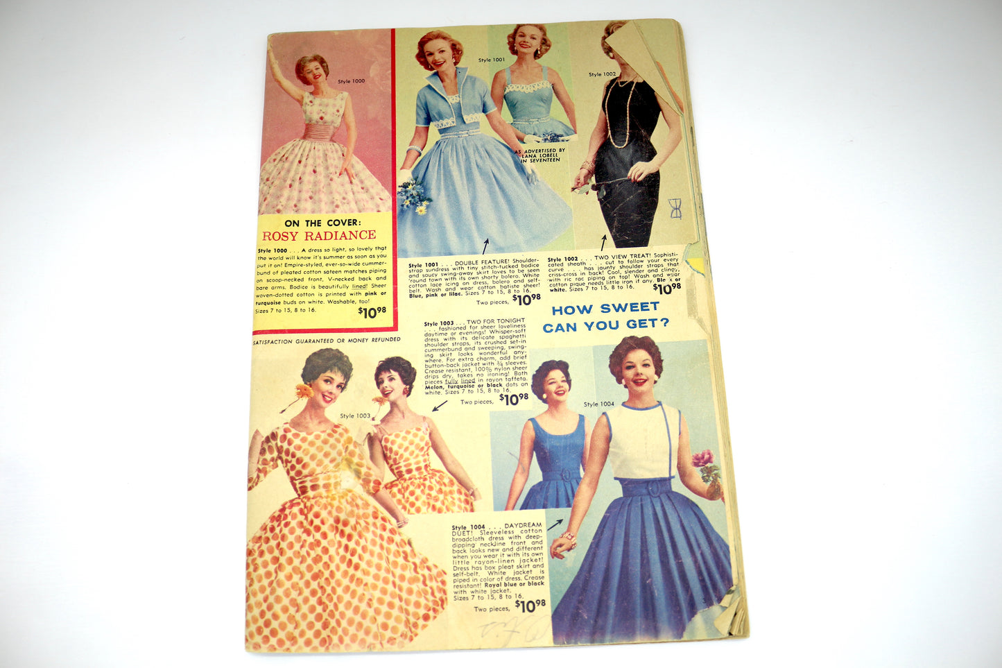 Vintage Coverless Lana Lobel Dress Catalog