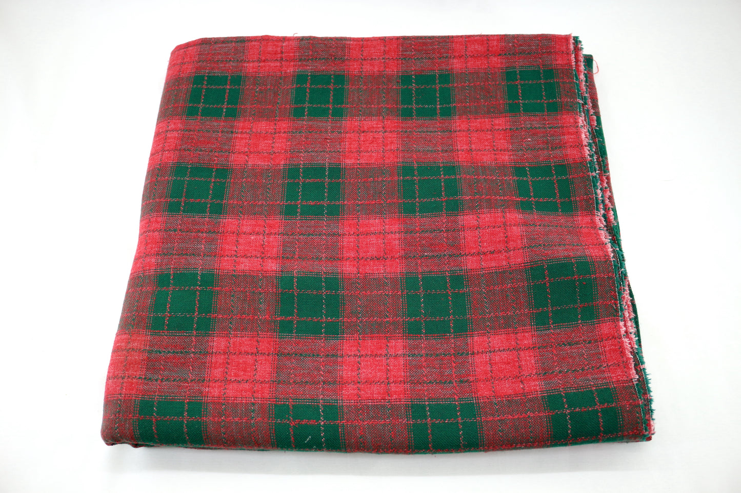 3 yds Plaid Paradise Woven Cotton Fabric