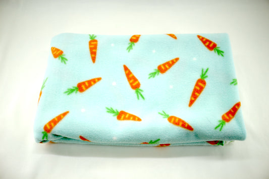 1 yd Carrots in the Sky Fleece Fabric