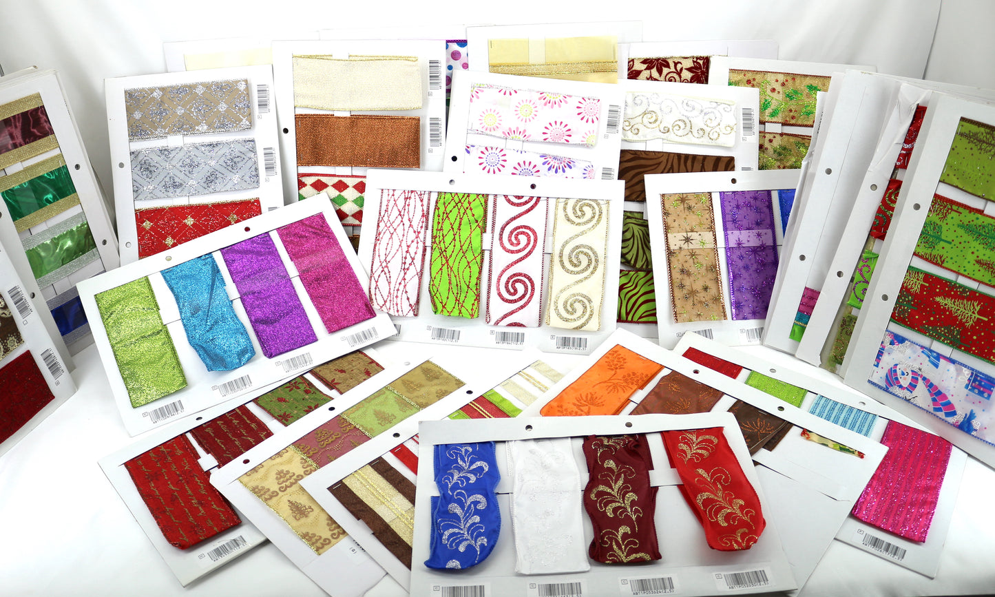 5 Charming Ribbon Sample Cards