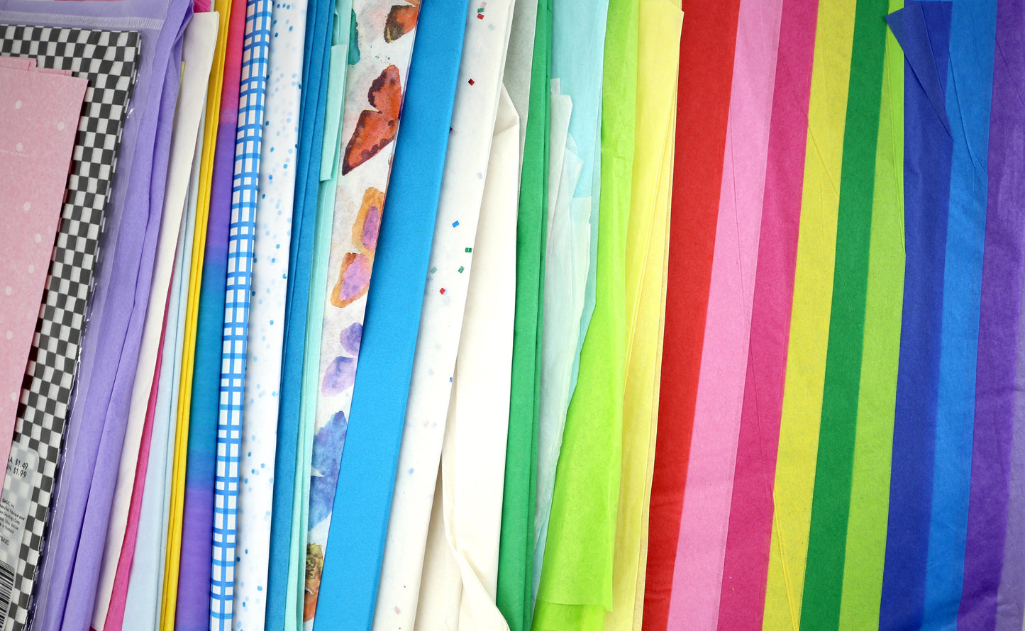 Colorful Tissue Paper by the Pound