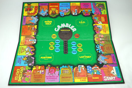 Vintage Game Board Gambler
