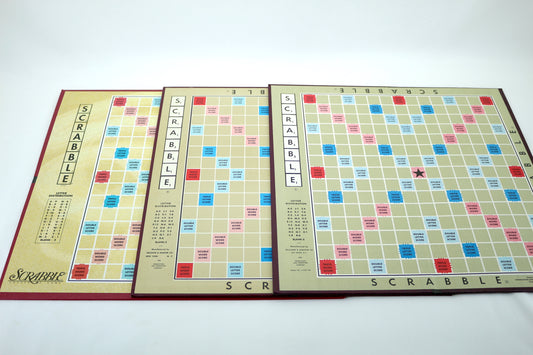 1-Vintage Game Board Scrabble