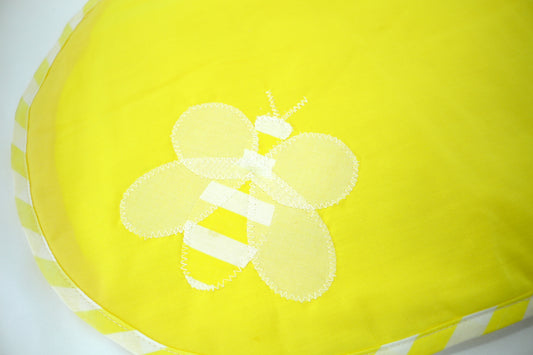 Vintage Handmade Placemats with Bright Bee Design