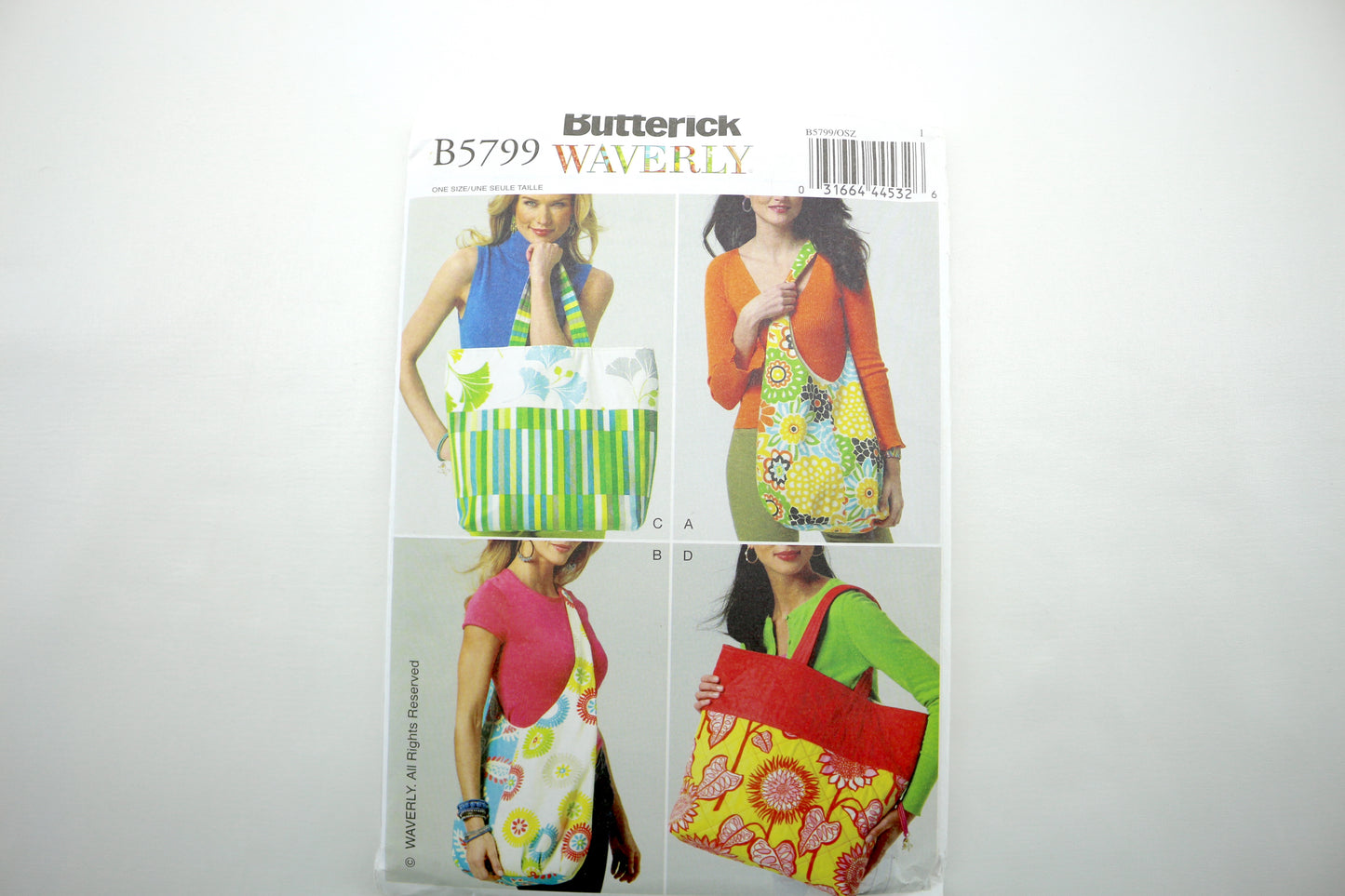 Butterick B5799 Waverly Market Bag Patterns