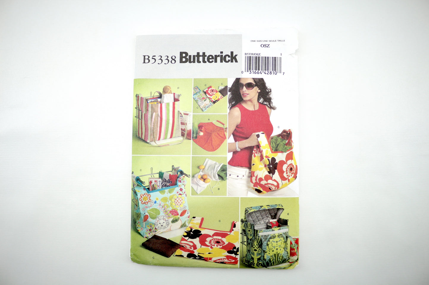 Butterick B5338 Bag, Tote Sewing Pattern