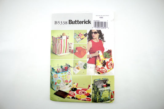 Butterick B5338 Bag, Tote Sewing Pattern