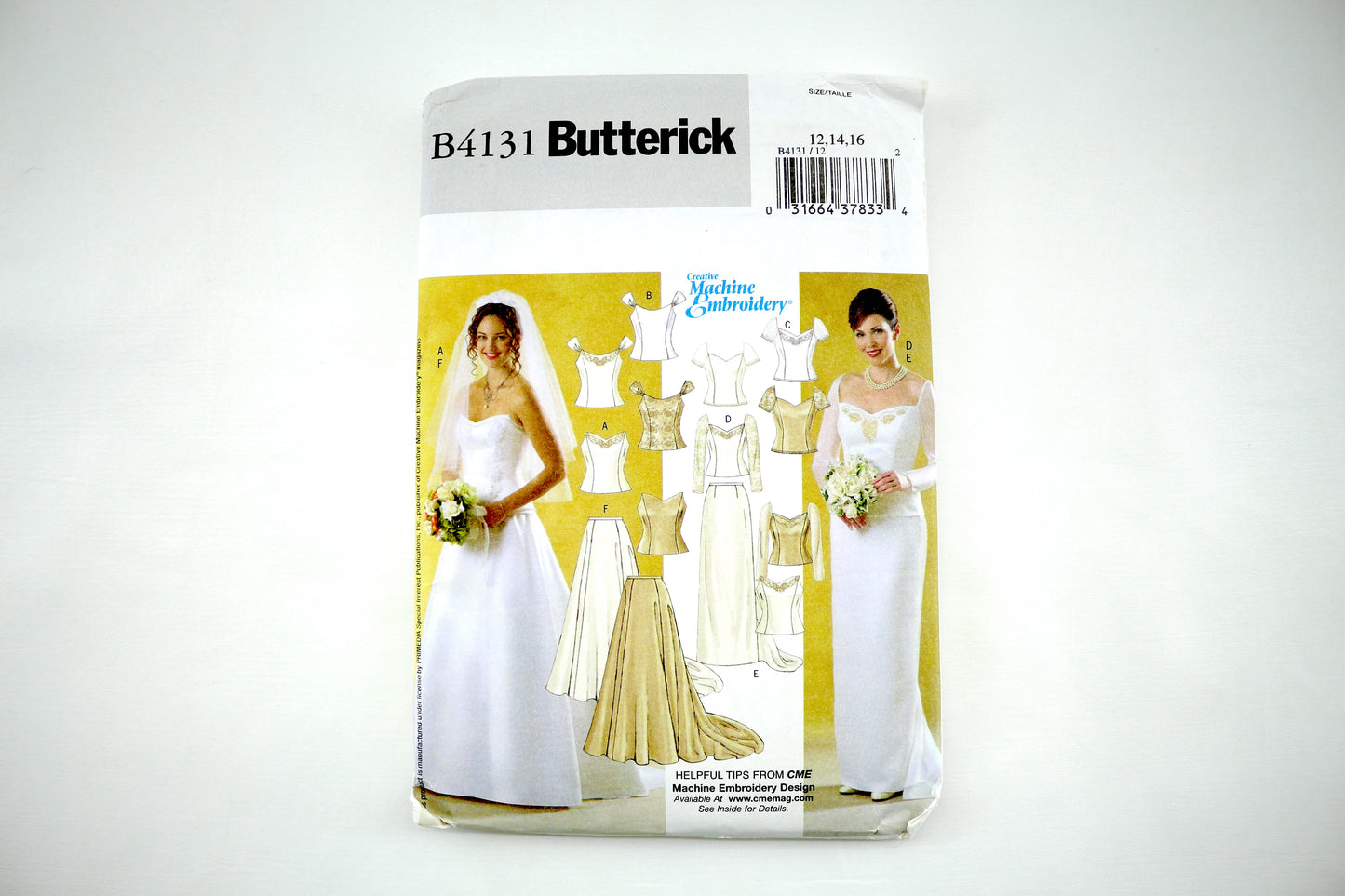 Butterick B4131 Misses' Lined Top & Skirt Sewing Pattern