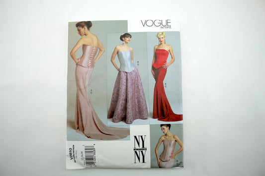 Vogue V2810 Misses Top & Skirt Sewing Pattern