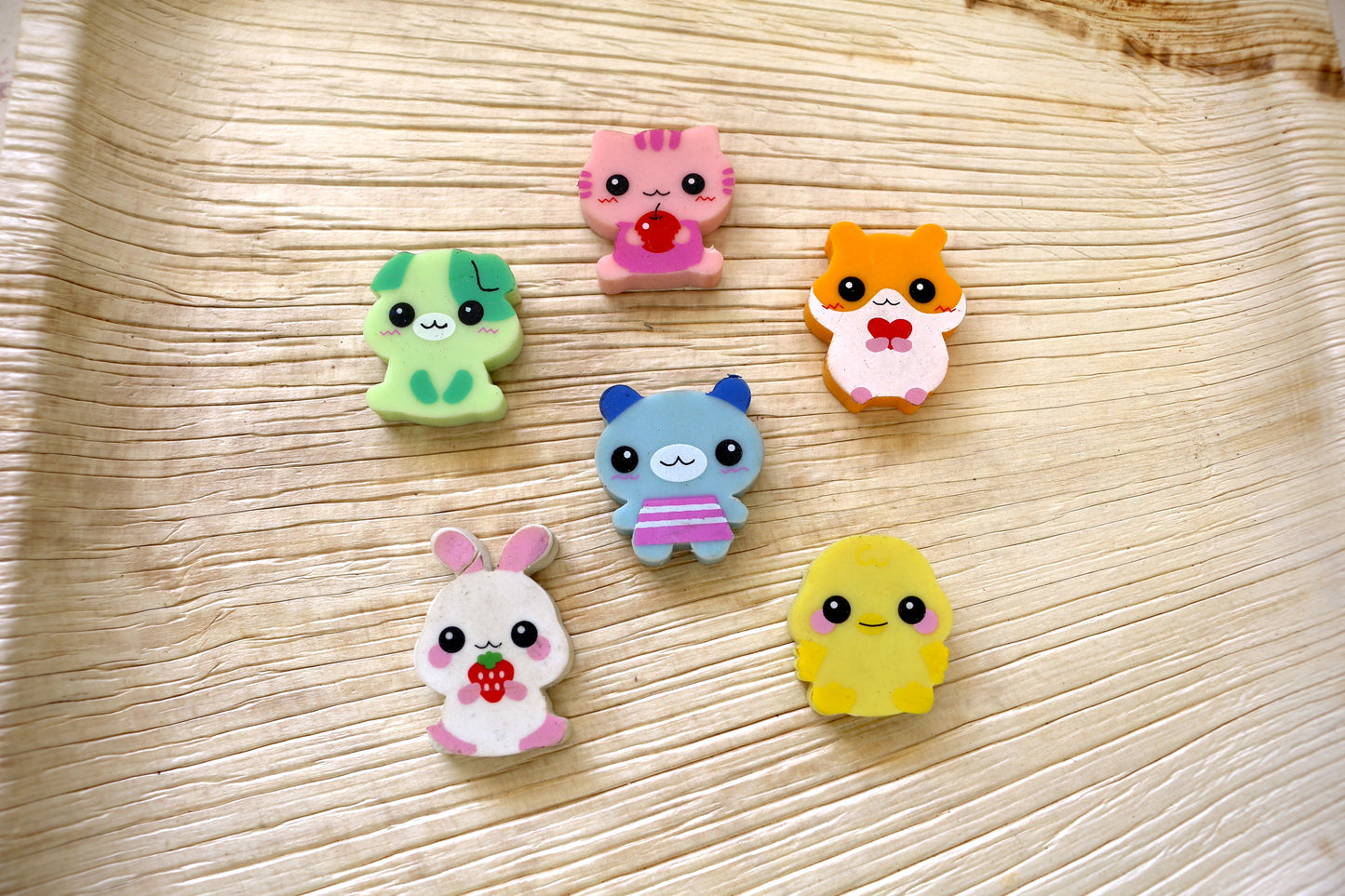 Cute Little Bundle of Animal Erasers – Adorable and Fun for Your Desk or Crafts