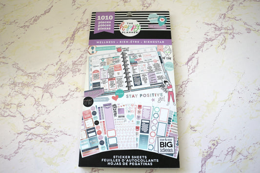 Happy Planner Wellness Sticker Sheet Books – Elevate Your Planning with Fun &amp; Functional Stickers