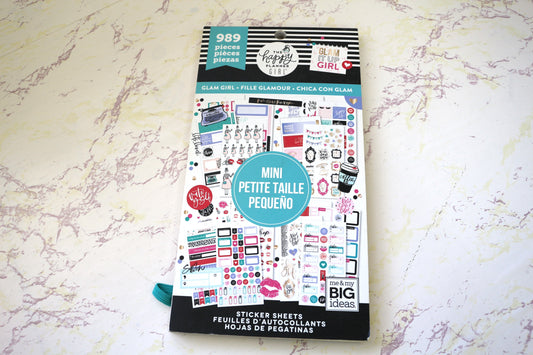 Happy Planner Glam Girl Sticker Sheet Books – Elevate Your Planning with Fun & Functional Stickers