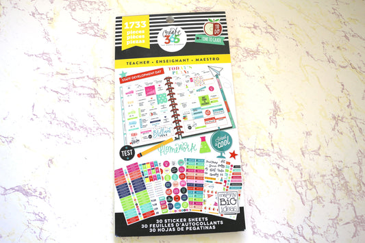 Happy Planner Teacher Sticker Sheet Books – Elevate Your Planning with Fun & Functional Stickers