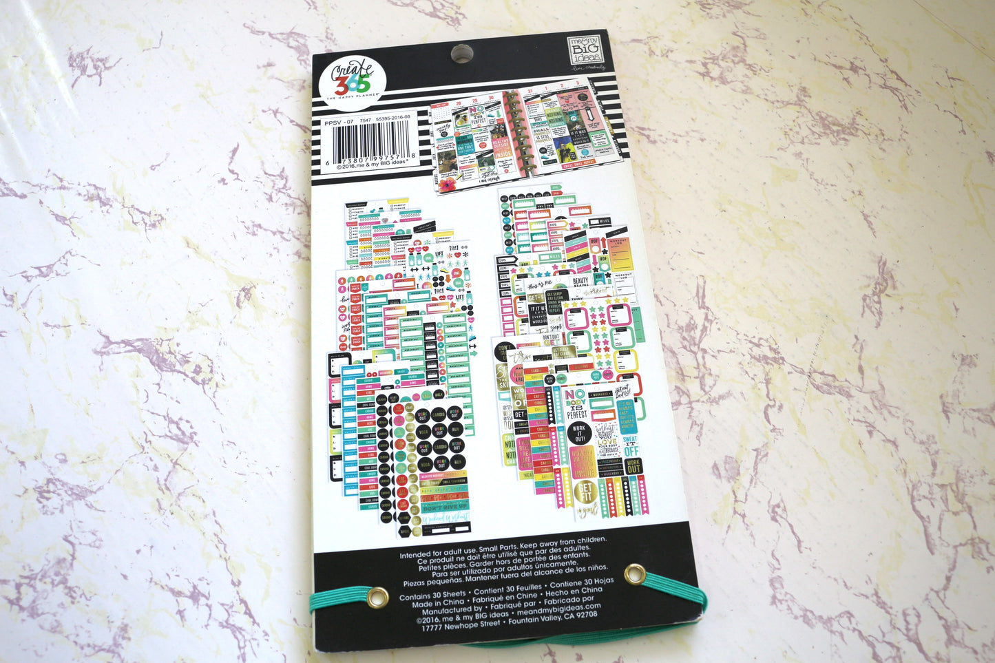 Happy Planner Fitness Sticker Sheet Books – Elevate Your Planning with Fun & Functional Stickers