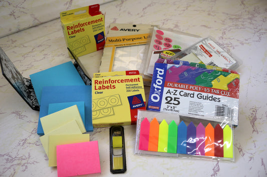 Curated Office Stationery Set – Post-Its, Sticky Notes & More!