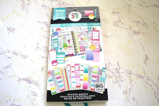 Happy Planner Productivity Sticker Sheet Books – Elevate Your Planning with Fun & Functional Stickers