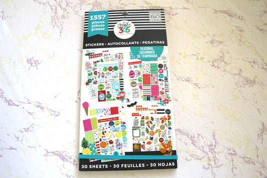 Happy Planner Seasonal Sticker Sheet Books – Elevate Your Planning with Fun & Functional Stickers