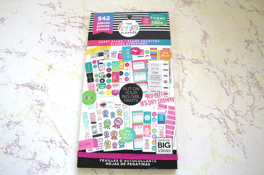 Happy Planner Sassy Pants Sticker Sheet Books – Elevate Your Planning with Fun & Functional Stickers