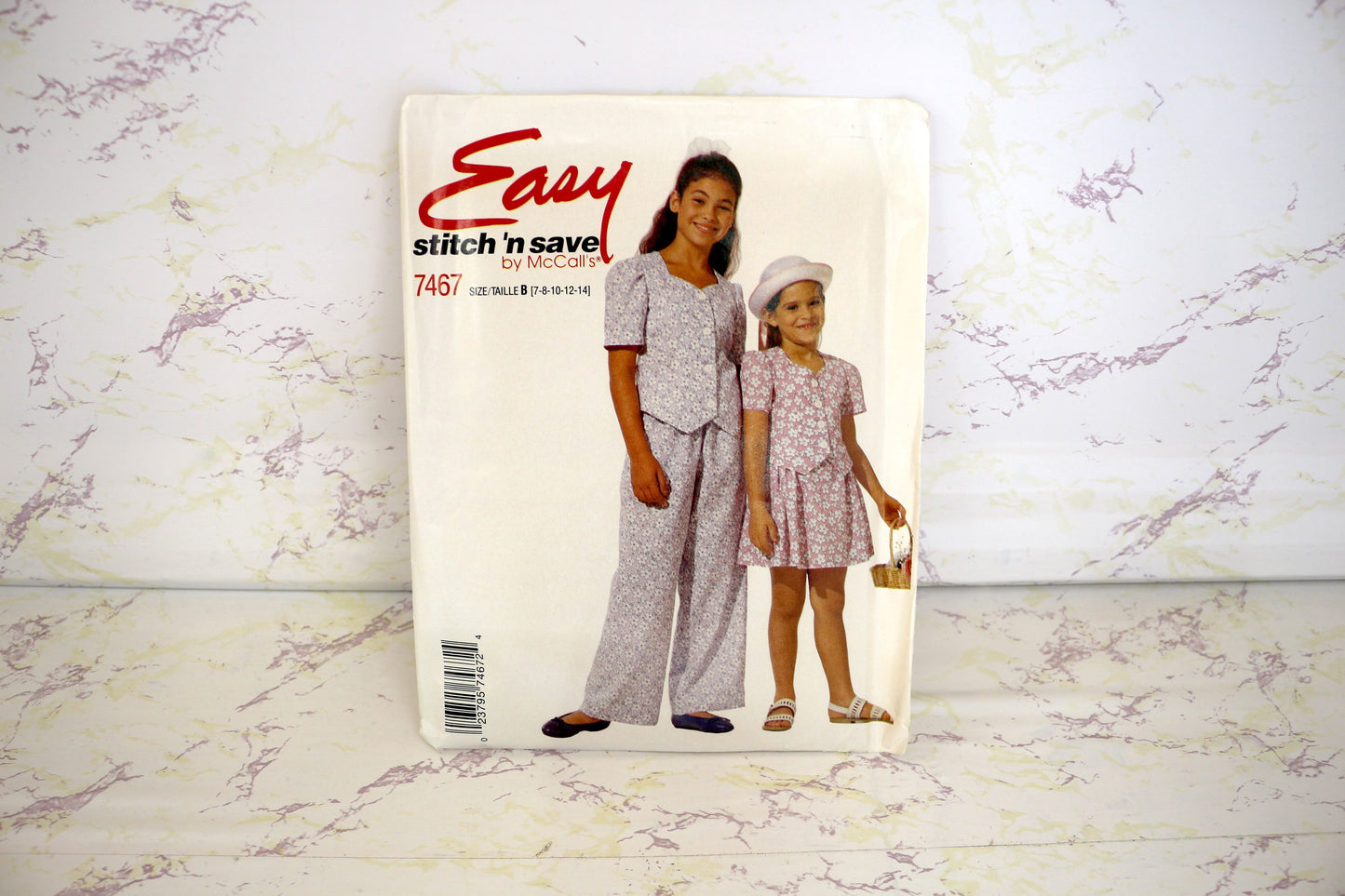 Easy Stitch & Save 7467 Size 7-14 Childrens Outfit