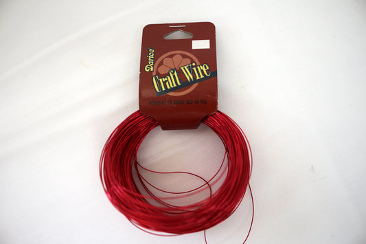 26 Gauge Red Craft Wire 40 yds