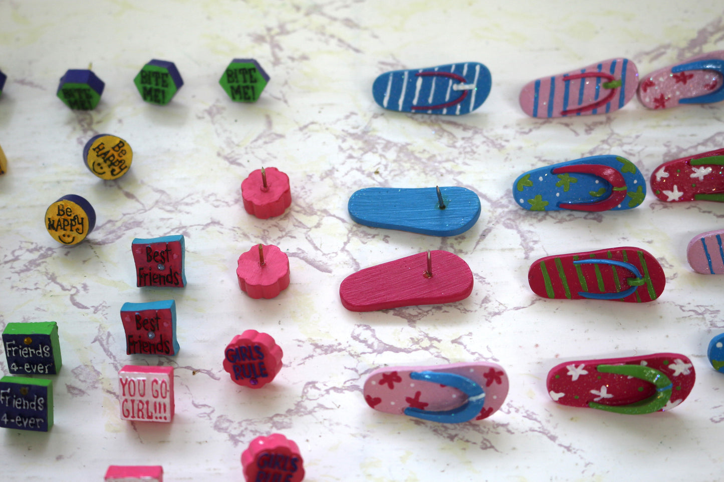 Handmade Tacks – Celebrate Girl Power and Fun Flip Flops!