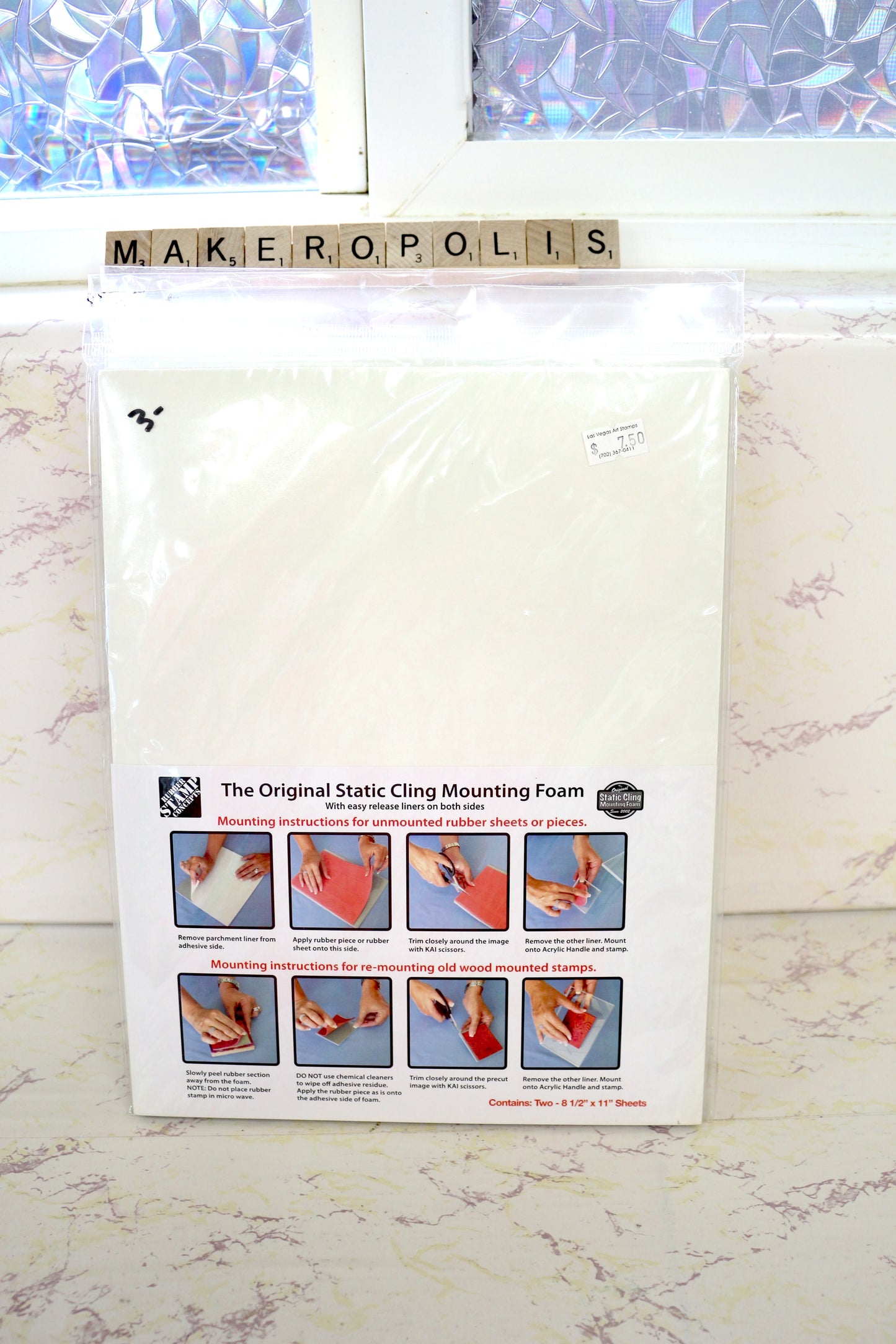 Original Static Cling Mounting Mold – Perfect for Creative Projects!