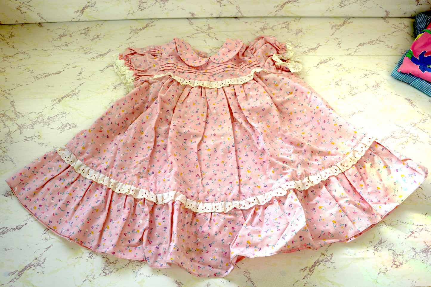 Vintage Baby Clothes & Blankets Bundle (12-24 Months) – Adorable Handmade Dresses & More!