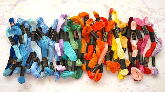 Bundle of Susan Bates Embroidery Floss – Vibrant Colors for Your Projects