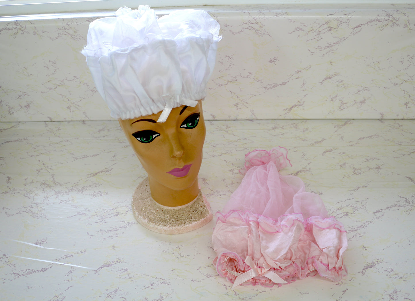 Handmade Hair Bonnets – Set of 2 (Choose Your Color)