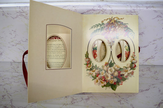 🌺 Victorian Flowers Photograph Album – Timeless Elegance for Your Memories 🌺