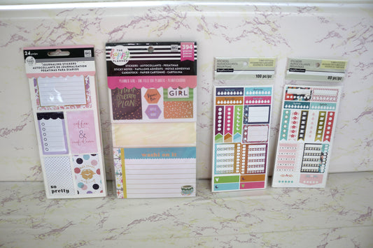 🗓️ Bundle of Stickers & Planner Notes – Organize & Inspire! ✨