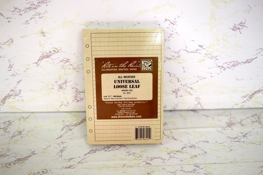 All Weather Universal Loose Leaf Writing Paper