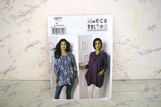 Vogue 9171 Tunic Top size 22 L-XXL Versatile Sewing Patterns