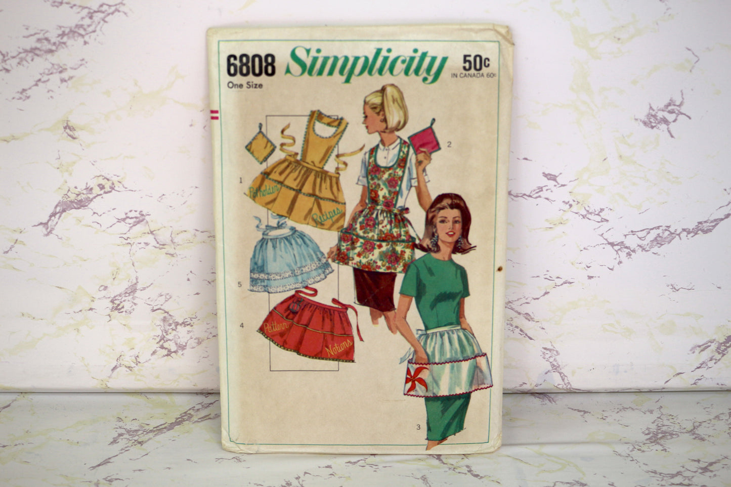 Simplicity 6808 Apron Sewing Patterns